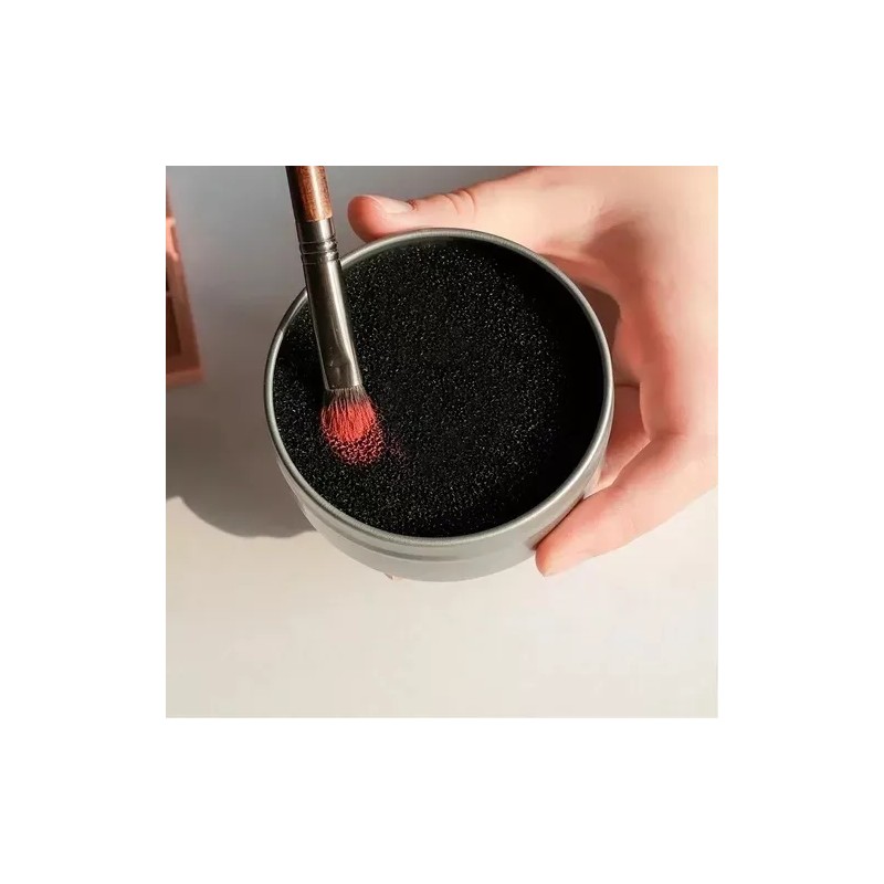 Mafab Estuche Limpia Brocha En Seco Maquillaje Esponja Ecológico
