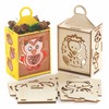 Baker Ross FE726 Woodland Animal Lantern - Pack of 3,