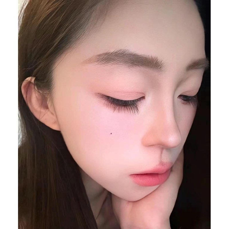 Ba01 False Eyelashes, Natural, Non-Curly, Transparent, Feeling Hair, 5 Pairs,