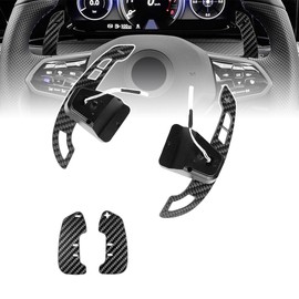 TDD Carbon Fiber Magnetic Paddle Shifter Compatible with Volkswagen Golf 8 MK8 CC GTI R Steering Wheel Paddle Shifter (1 Set)