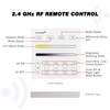 TUNICHX RF Touch Panel Remote 2.4G 4-Zone for Dimmer and