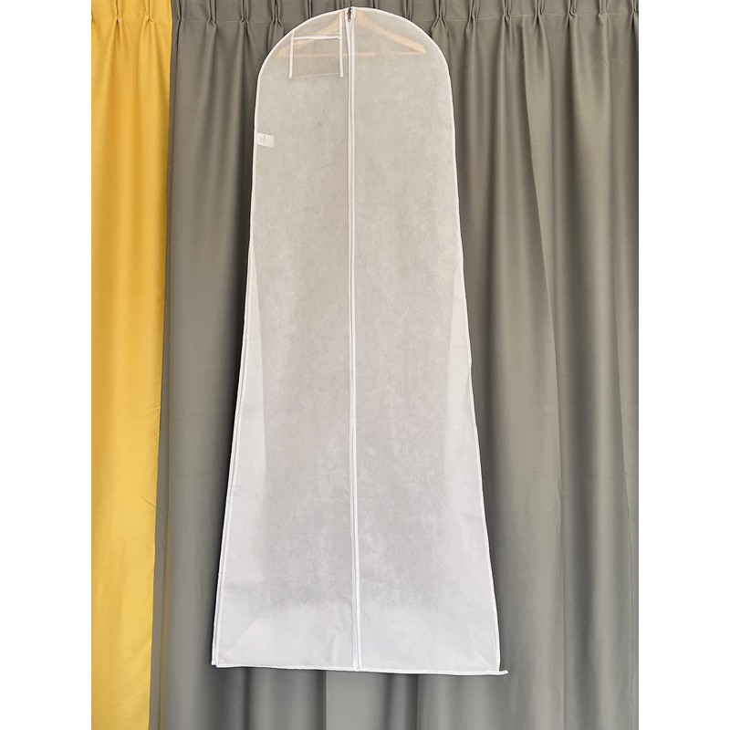 Gabkey Hanging Wedding Dress Bridal Gown Garment Cover Storage Bag