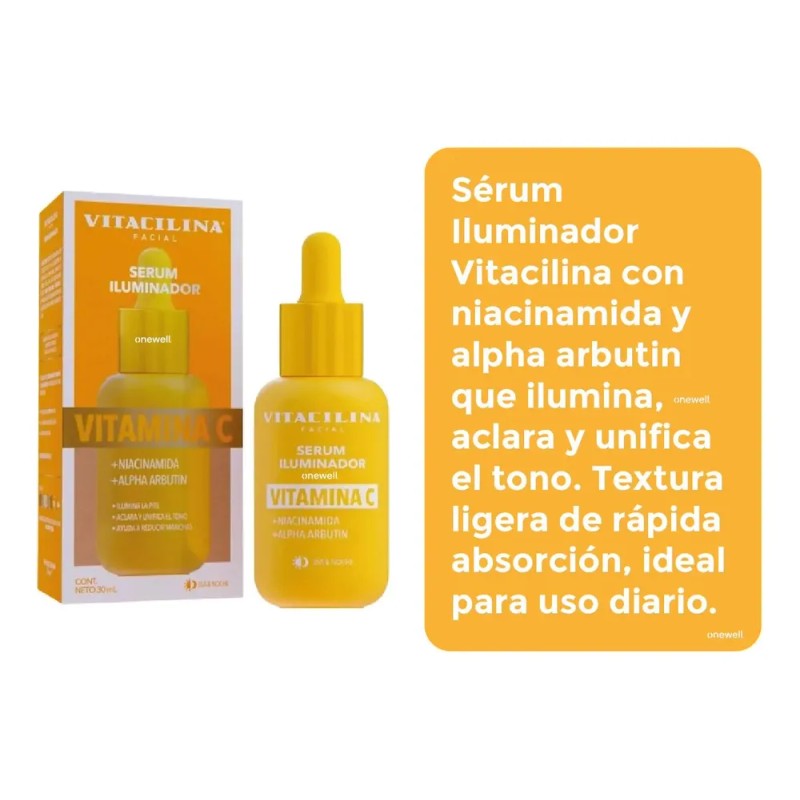Kit Facial Anti-manchas Aclarador Vitacilina Sérum + Crema