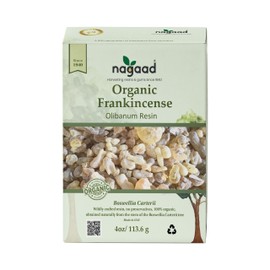 Organic Frankincense Resin (Boswellia Carterii), 4 oz – USDA Certified Chruch Incense, Premium Grade, 100% Pure & Wild-Harvested Luban Frankincense for Aromatherapy, Meditation & Air Purification