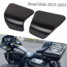 Unbranded Matte Black Inner Fairing Glove Box Door Cover Fit For Harley Road Glide 2015-23