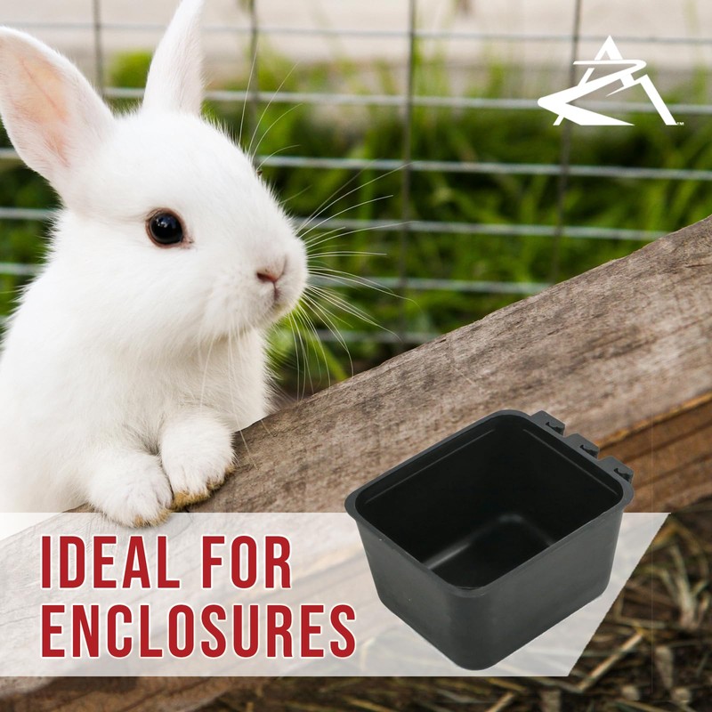 The ROP Shop 50-Pack - Black Cage Cups for Feed