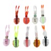 9Pcs Simulation Fishing Lures PVC Luminous Soft Fishing Baits for
