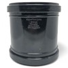 Duraplast UK™ Black 110mm (4 Inch) Soil Pushfit Straight Coupler