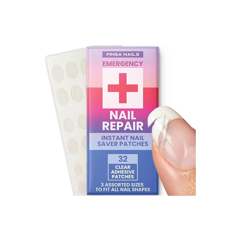1 x 32 Nail Save Patches ~ Temporary protection for