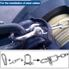 Shackle D Shape, 12Pcs M4 D Ring Shackles, Stainless Steel