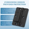 SHAHN Black Cooler Oversized Mechanical Hinge Replacement for Igloo Newer