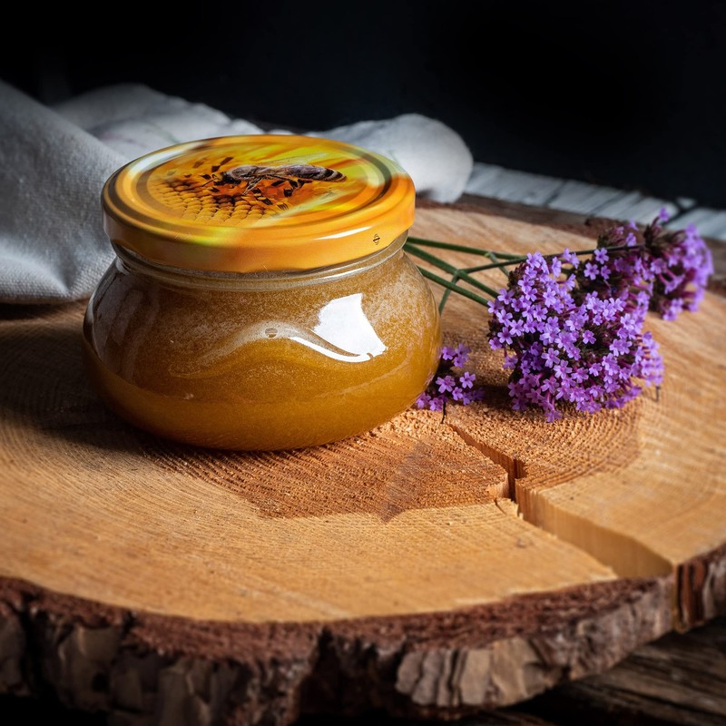 KADAX Small Preserving Jars, 300 ml, Miniature Jars for Honey