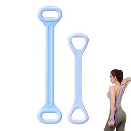 JZS Fitness Resistance Band, 2 Pcs Arm Back Shoulder Exercise Elastic Rope Stretch Fitness Band, Foot, Leg, Hand Stretcher