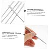 BESPORTBLE 5pcs Cosmetic Mixing Rods Stainless Steel Makeup Spatula Long