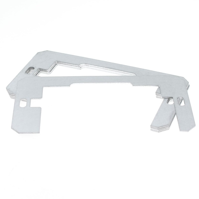 MTQY 5PCS Galvanised Metal Socket Box Extender Wall Plate Gasket