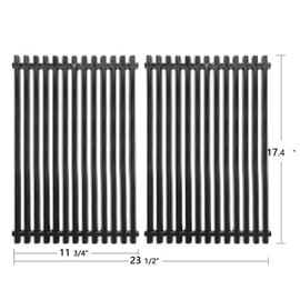 Hongso 17.4" Grill Grates 7525 22.5" Flavorizer Bars 7536 and Burner Tube Kit 7508 Replacement Parts for SIDE mounted control Weber Spirit E-310, E-320, Spirit 700, Weber 900, Genesis Silver B/C Grill