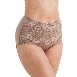 Miss Mary of Sweden Jacquard & Lace Bodice Pants, taupe
