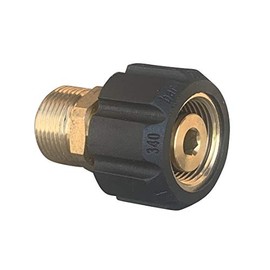 〈HOTEISON〉High Pressure Washer High Pressure Hose Connection Coupling Ryobi & Karcher Different Hoses Mutual Connection Attachment Conversion Adapter M22 Male Thread (Inner Diameter 14mm) × M22 Female