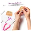 OHPHCALL Wooden Nail Scrub Brush Dense Bristles for Deep Cleaning