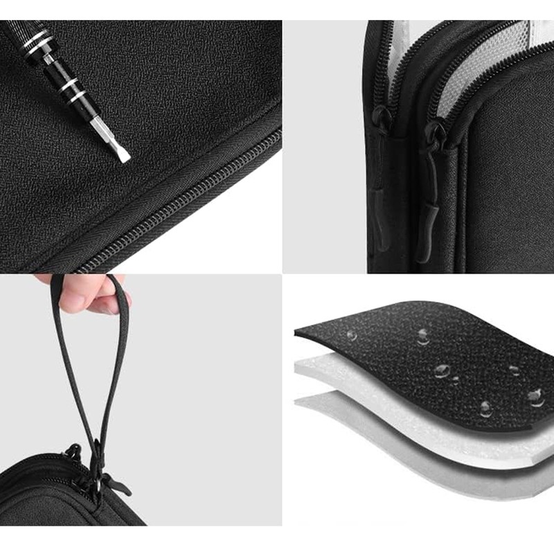 Travel Cable Organiser Bag Portable Electronics Accessories Organizer 3 Layers