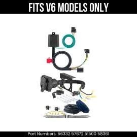 Curt For 16-20 Kia Sorento 7 Pin Trailer Wiring Plug Fits V6 Models Only Curt 7 Prong