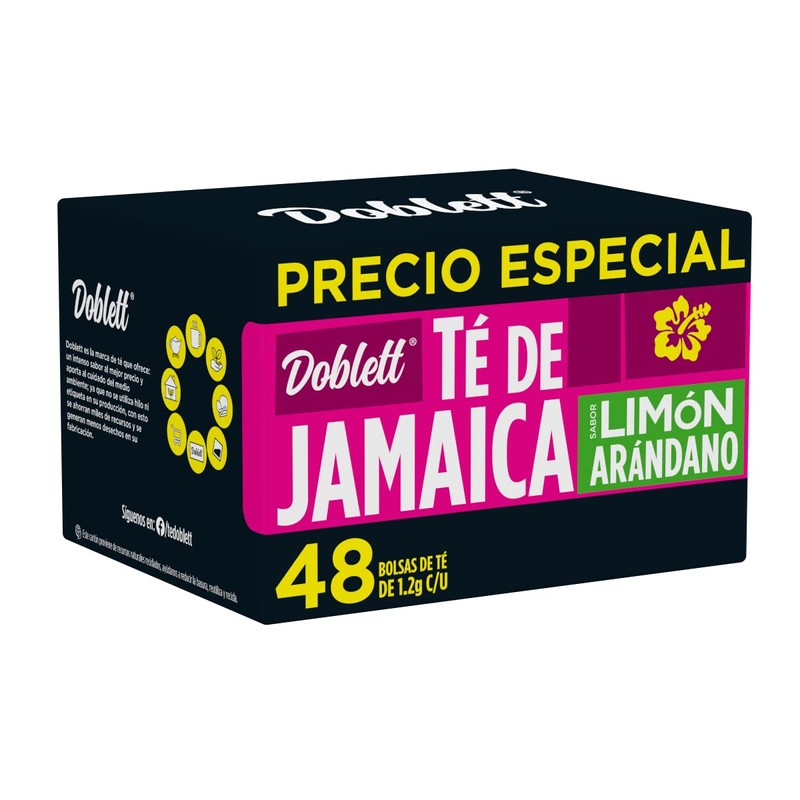 Té Doblett Jamaica Limón Arándano 48 sobres