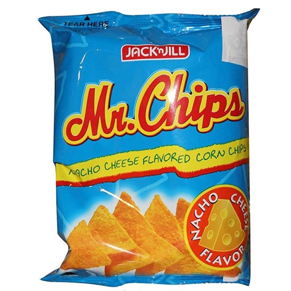 Jack n Jill Mr. Chips Nacho Cheese Flavored Corn Chips 3.53 oz x 4