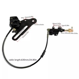 Unbranded Rear Hydraulic Brake Caliper Cylinder For SSR Apollo 125cc 150cc 250cc Pit Bike