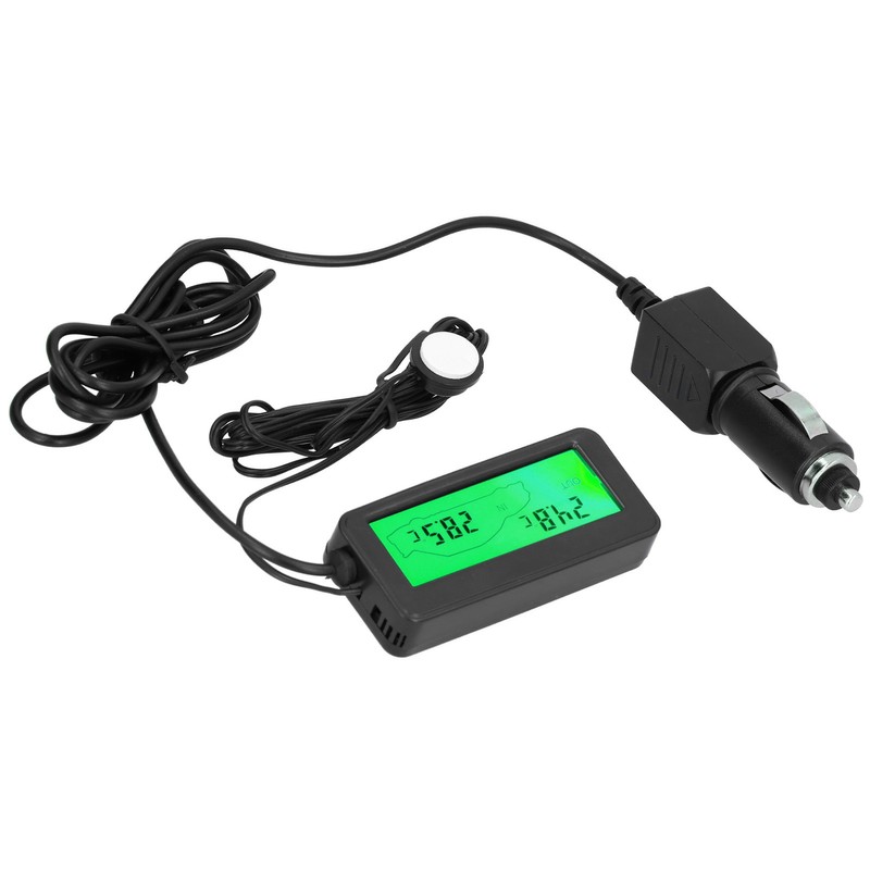 Mini Thermometer Electronic Temperature Meter with LCD Display DC12V for