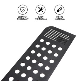 ETL INDUSTRIES Window Decals Aluminum Alloy Rear Door Glass Panel Cover for 2007-2017 Jeep Wrangler JK JKU (American Flag)