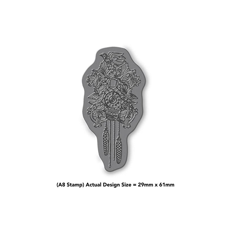 Azeeda A8 'Cuckoo Clock' Unmounted Rubber Stamp (RS00044355)