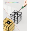 ROXENDA Speed Cube Set, Gold Mirros Cube Bundle of Cube