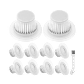 10 Pack duck vacuum filters fit for Horsepower Duck Vacuum Cleaner As Seen on TV - High Efficiency Filters for duck vacuum cleaner，Washable & Reusable
