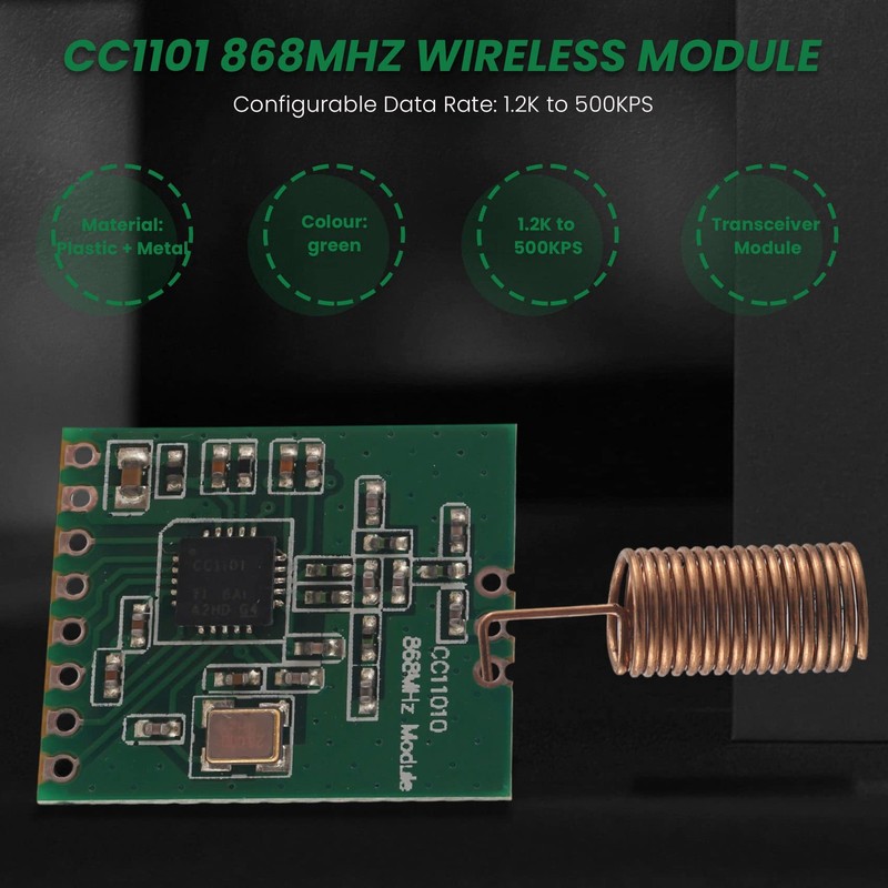 Jevina CC1101 868MHz Radio Transmission Antenna Transceiver