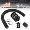 25mm Air Intake Filter Silencer and Intake Pipe with Clip