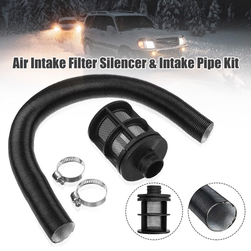 25mm Air Intake Filter Silencer and Intake Pipe with Clip