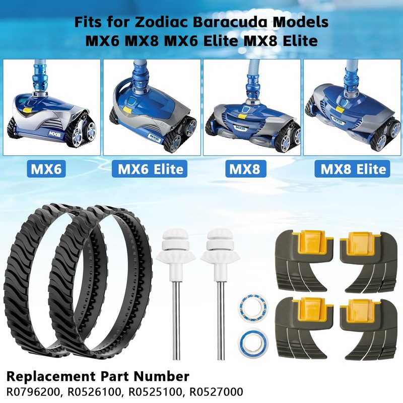 WENTIYA Pool Cleaner Tune Up Kit for MX8 MX6, 10-Piece