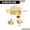 Partuto 1 Piece M10 x 1 Universal 90 Degree Angle