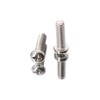 cSeao 100pcs M2 x 25mm Pan Head Phillips Drive Machine