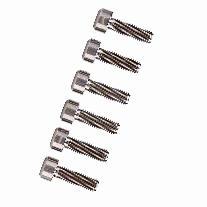 6pcs set M5*16mm Titanium Alloy Bike Fixed Stem Bolts For