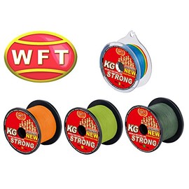 WFT KG Strong 600 m 0.32 mm 51 kg, Braided Line, Sea Line, Fishing Line, Colour: Green