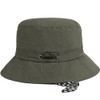 Malaxlx Armeegrün Fischerhut Sonnenhut für Damen Herren Wasserdicht Bucket Hat