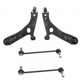 Front Suspension Kit Control Arm with Ball Joint Sway Bar Stabilizer Link Compatible with 2010-2013 Hyundai Tucson 2011-2013 Kia Sportage