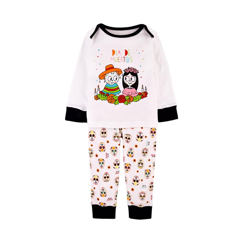 Baby Creysi Pijama 2 Piezas Preescolar 3 Años Blanco Algodón