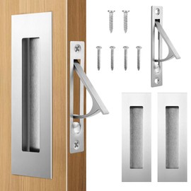 HBL' Pocket Door Handles (Silver)