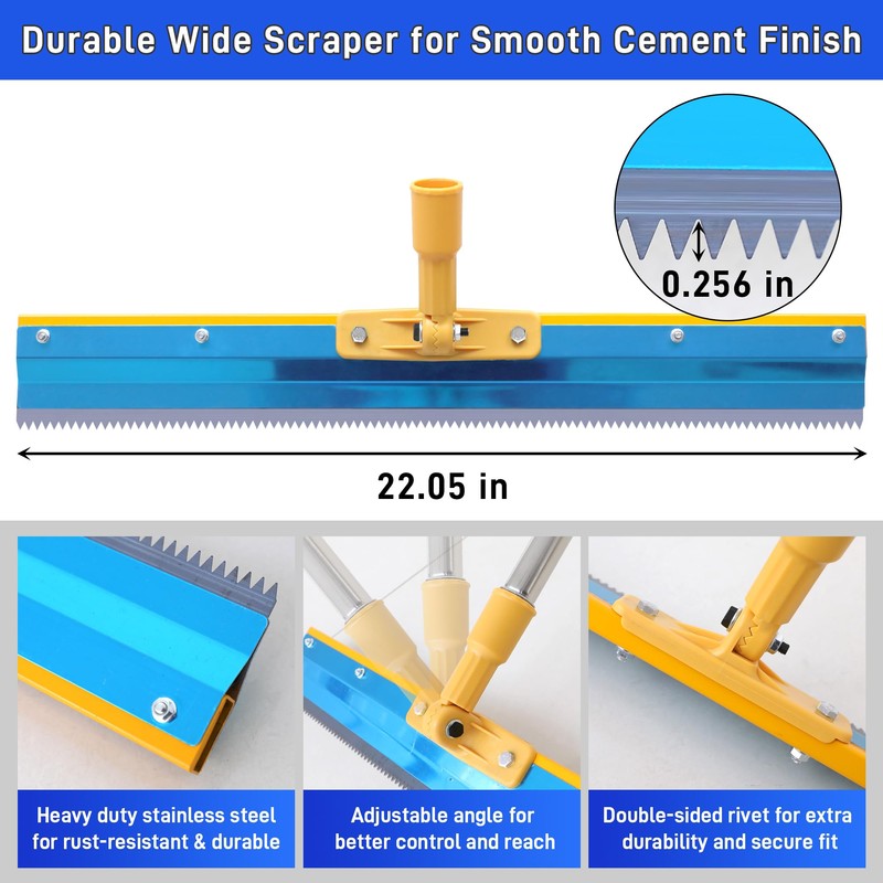 Self Leveling Cement Tool Kit- Epoxy Floor Tool Kit Includes