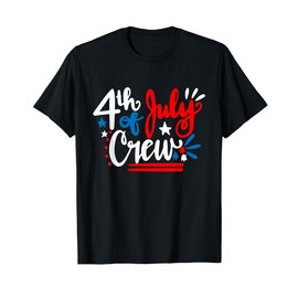 4th Of July Crew Shirt Independence Day Family Matching T-Shirt