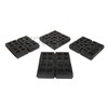 HEAVY DUTY ANTI VIBRATION ISOLATION PADS 4" X 4" X
