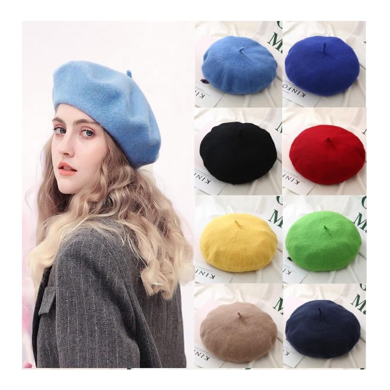 SARIMON Wool French Beret Hat for Men and Women in