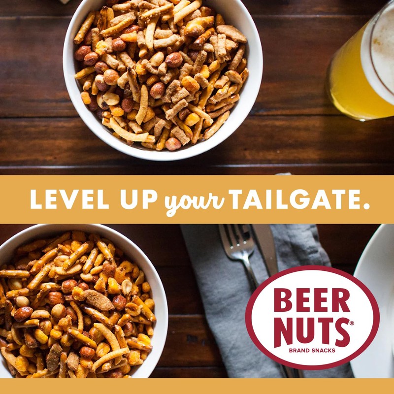 BEER NUTS Original Bar Mix - Pretzels, Cheese Stix, Sesame